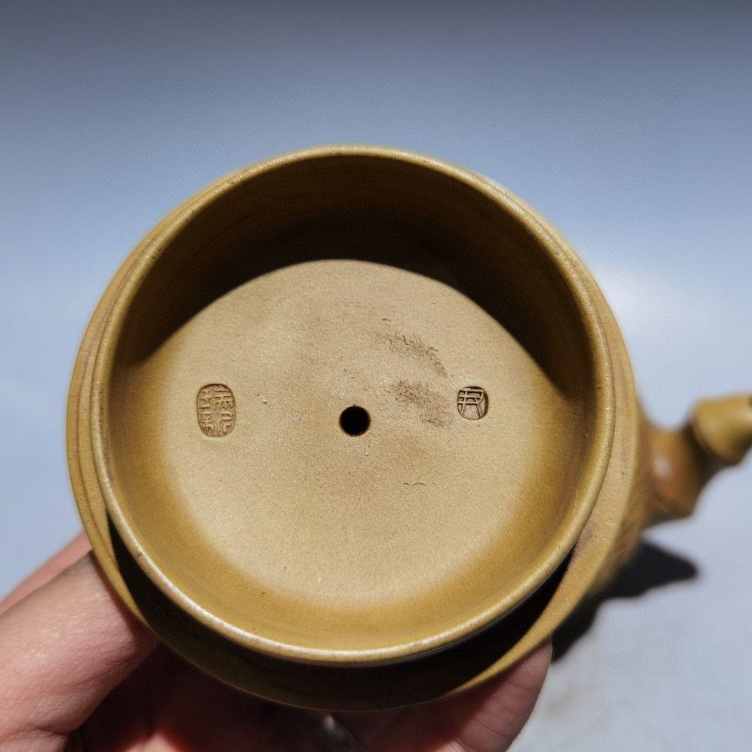 紫砂壷 宜興 竹筐壺 泡茶壺 茶器