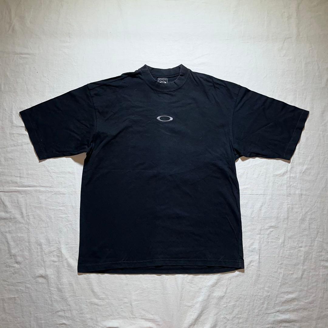 Y2K 90s Oakley オークリー　センター　ロゴ　刺繍ロゴ　Tシャツ