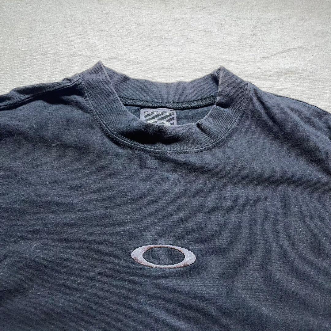 Y2K 90s Oakley オークリー　センター　ロゴ　刺繍ロゴ　Tシャツ