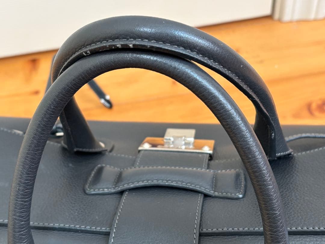 ジミーチュウ　ロザリー　ハンドバッグ　グレー　レディース