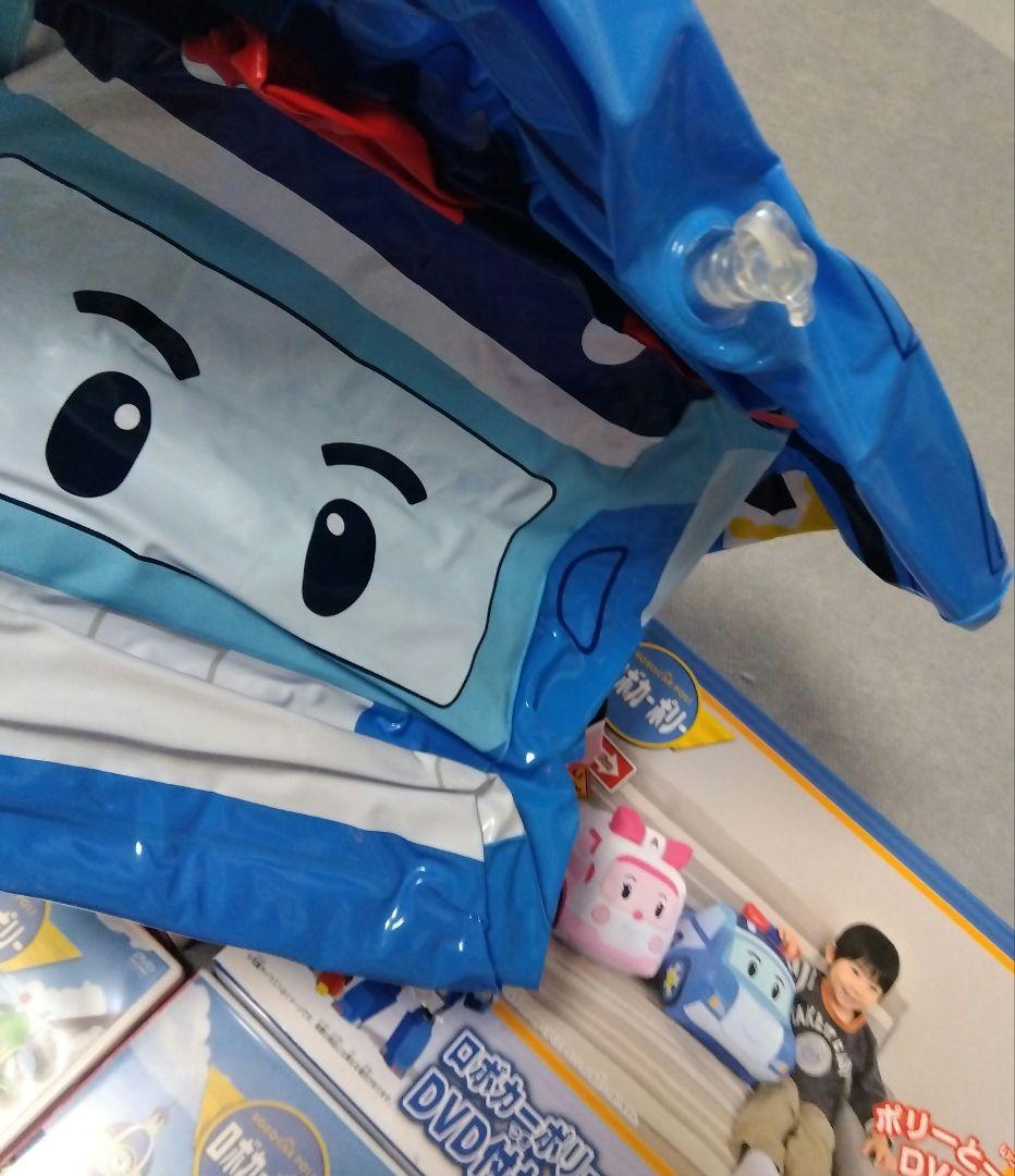 ロボカーポリー　レア　DVD付わくわくエアクッション　ポリー　アンバー