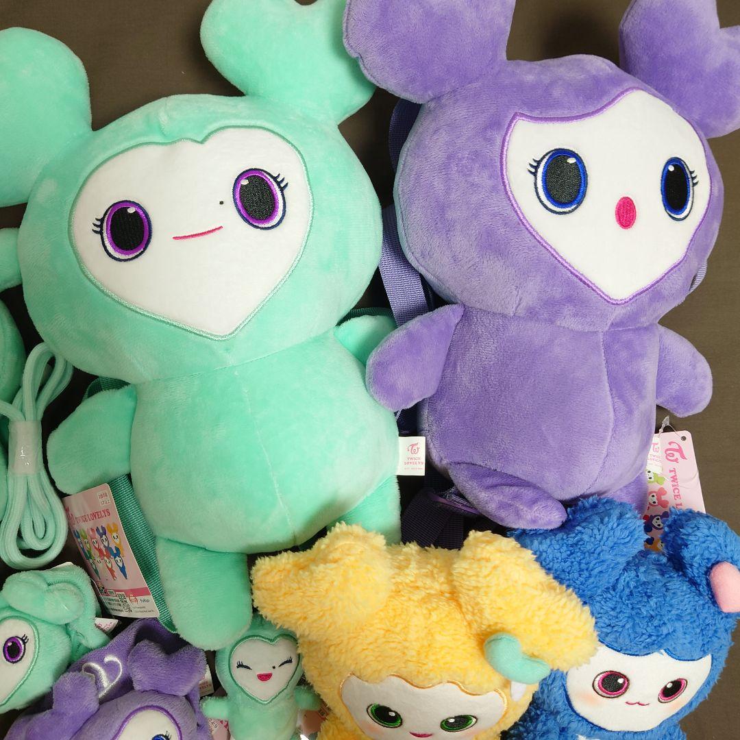 TWICE GIGO ラブリー まとめ売り リュック シュシュ ふわもこ 8点
