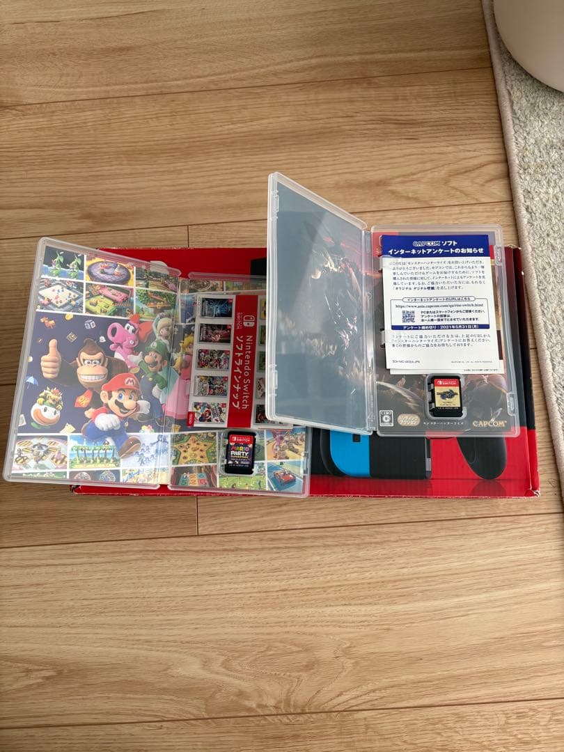 Nintendo switch 本体(ソフト2本付き)