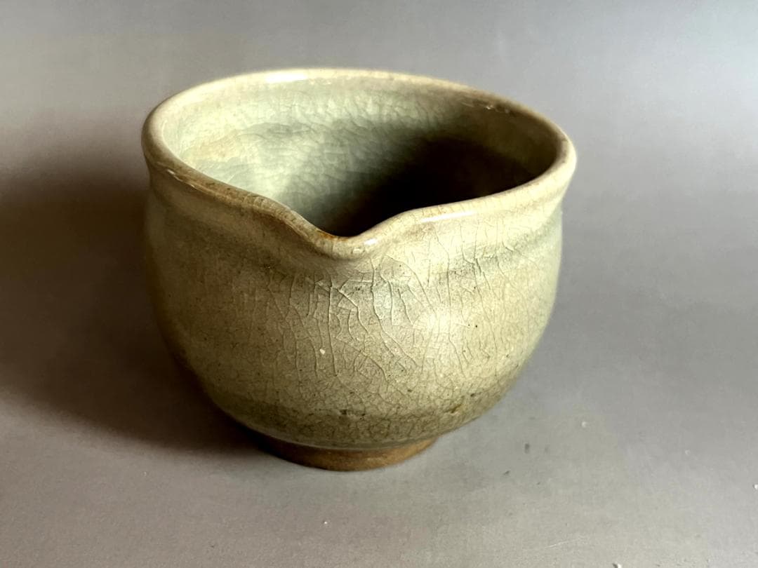 片口■古唐津 江戸期 酒器 古唐津超名品 ぐい飲み 時代物 骨董品 希少■