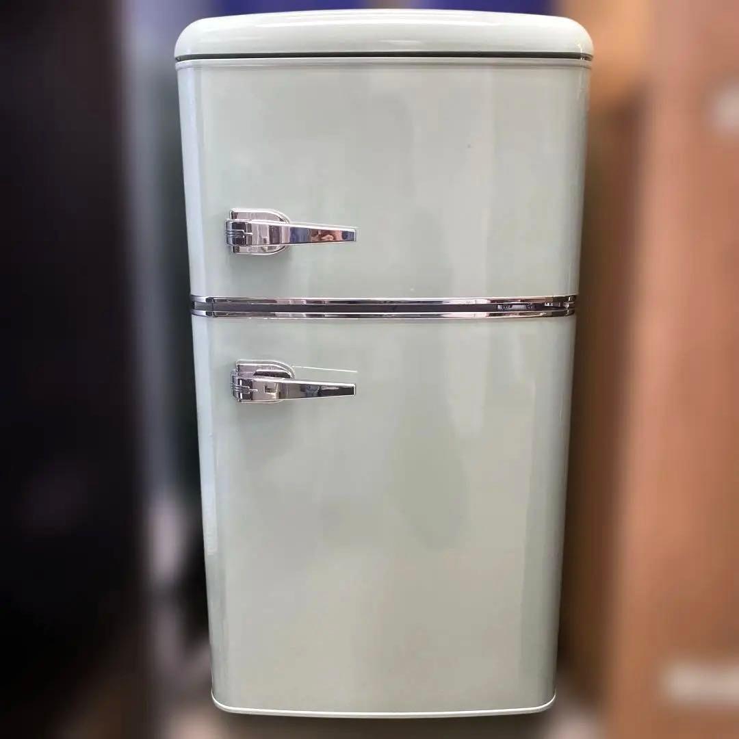 アイリスオーヤマ ノンフロン冷凍冷蔵庫 ライトグリーン 2022年製 81L