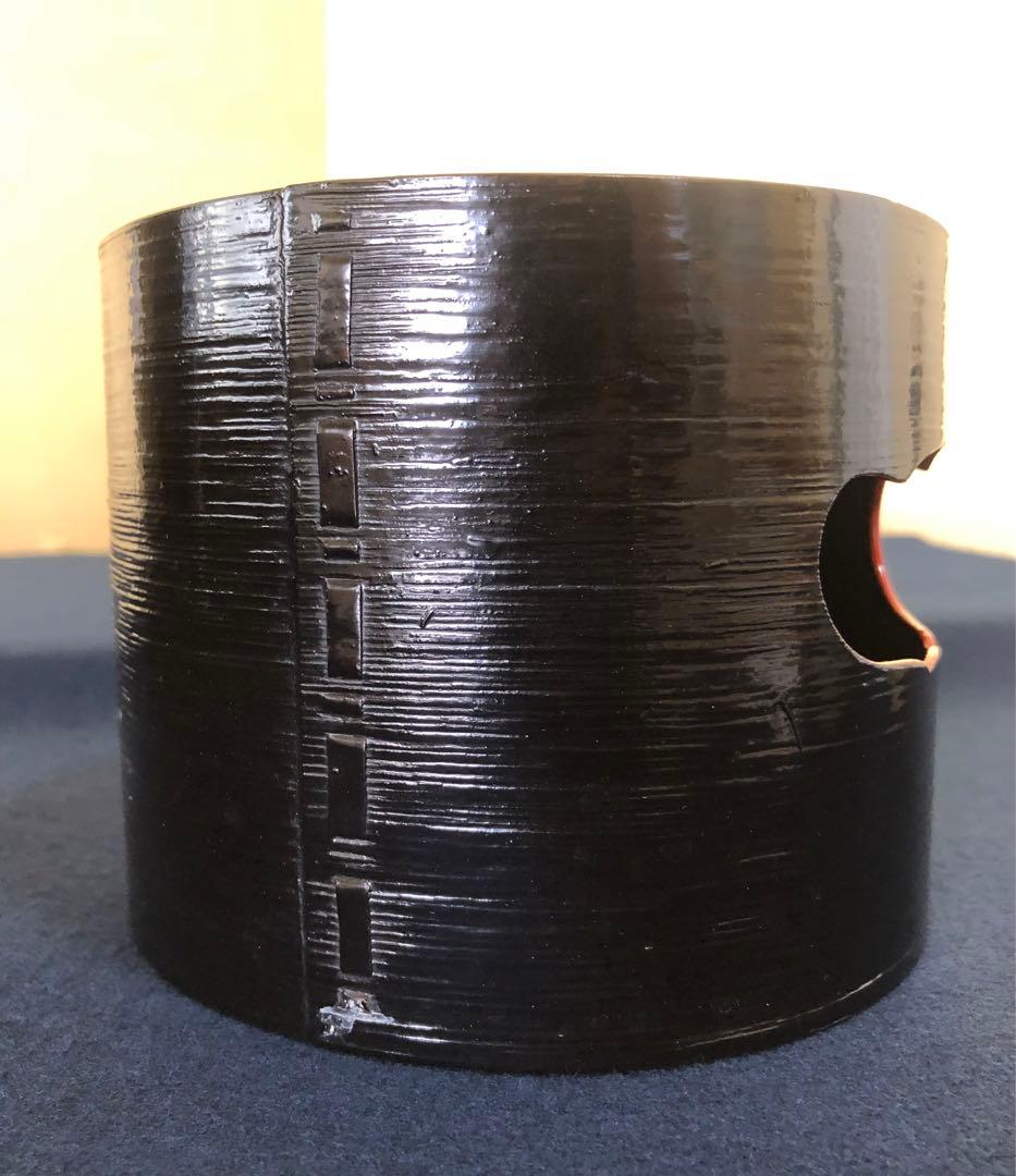 割引❗️《R》黒塗内金 盃洗4客組 木製漆器 木箱 時代　250723E6