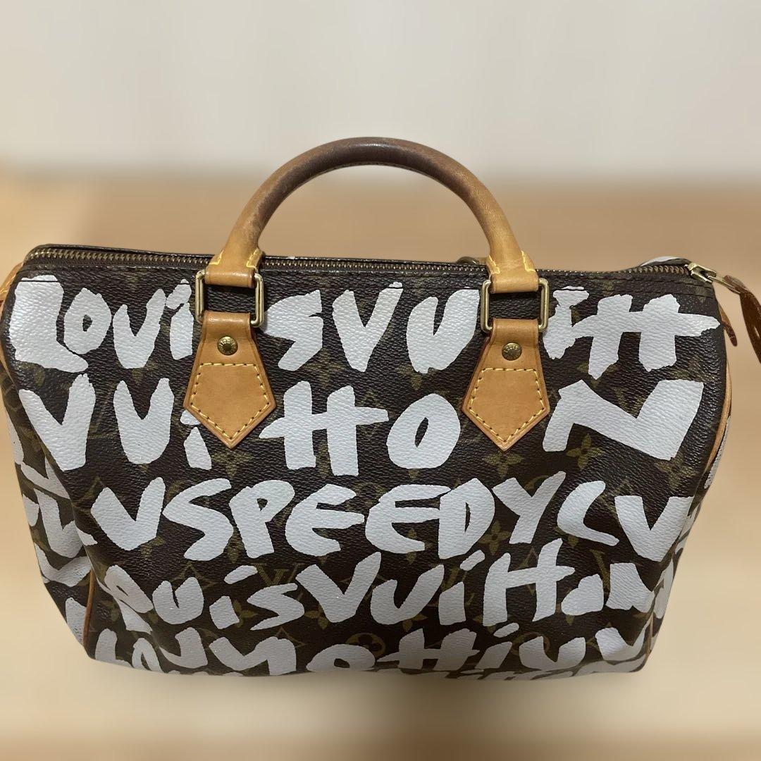 ルイ・ヴィトン スピーディ バッグ ブラウン/ホワイト