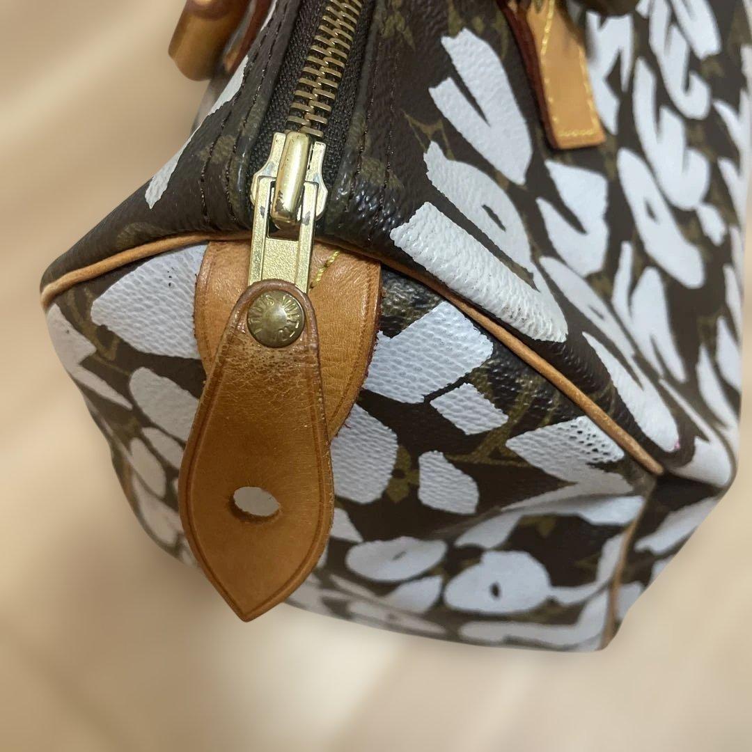 ルイ・ヴィトン スピーディ バッグ ブラウン/ホワイト