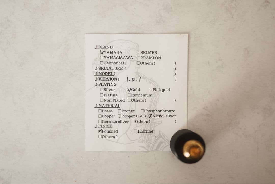 GAT製ネックスクリュー 「サクソノリテ」GP YAMAHA用