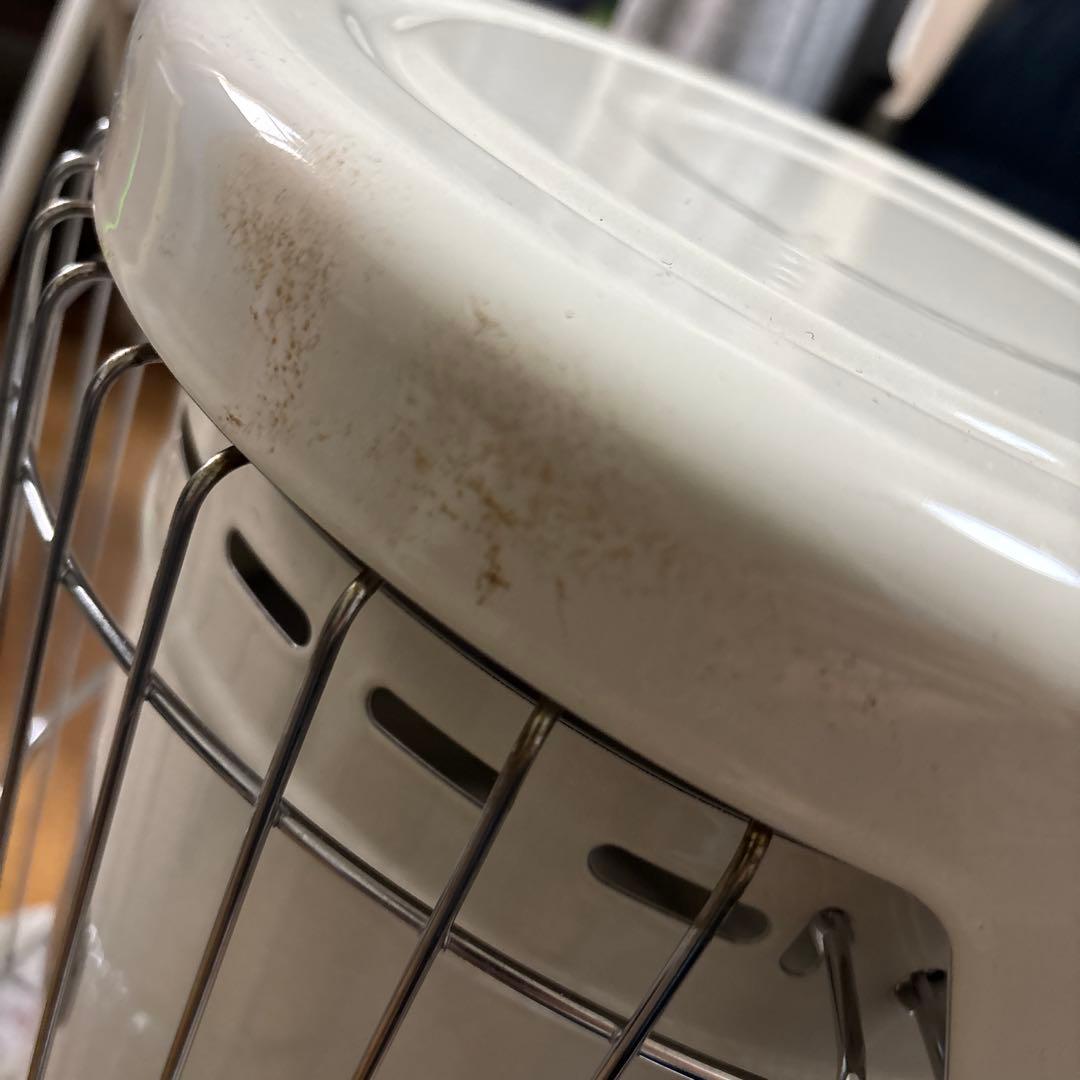 コロナ石油ストーブ 円筒形 ホワイト