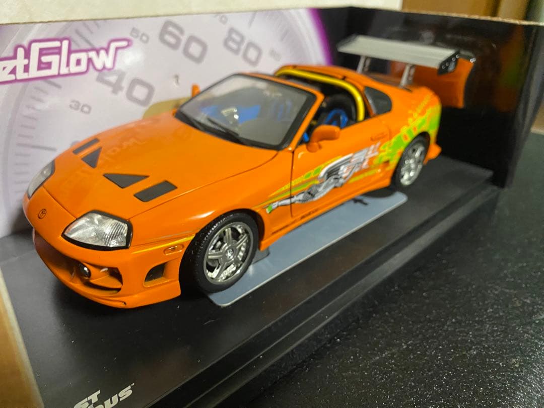 ワイルドスピード　1/18 Toyota Supra スープラトヨタ ミニカー