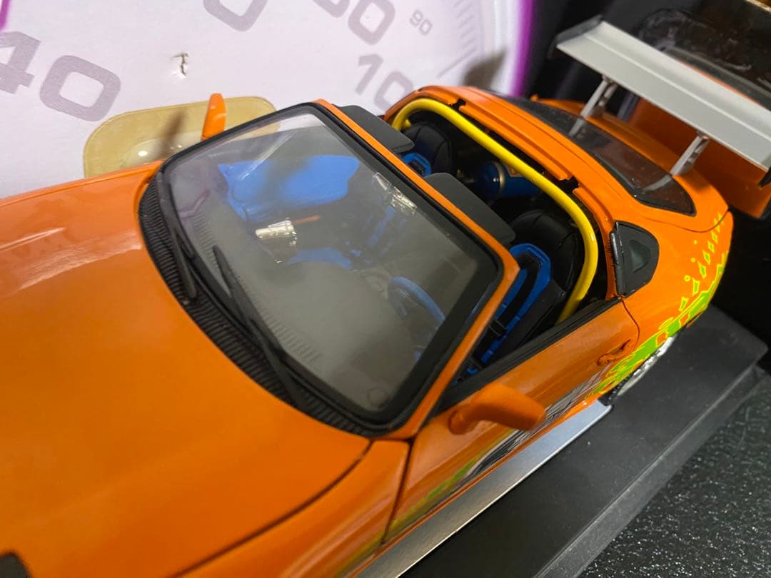 ワイルドスピード　1/18 Toyota Supra スープラトヨタ ミニカー