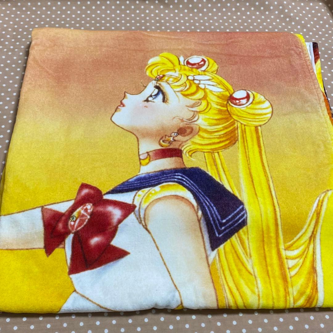 美少女戦士セーラームーン　セーラームーン展　ラインストーン付きワイドバスタオル