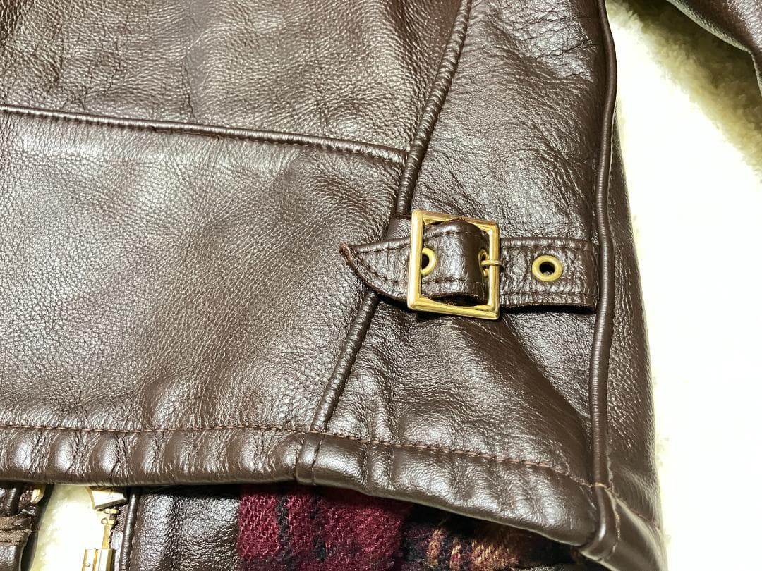 Schott ショット 681レザートラッカージャケット ブラウン