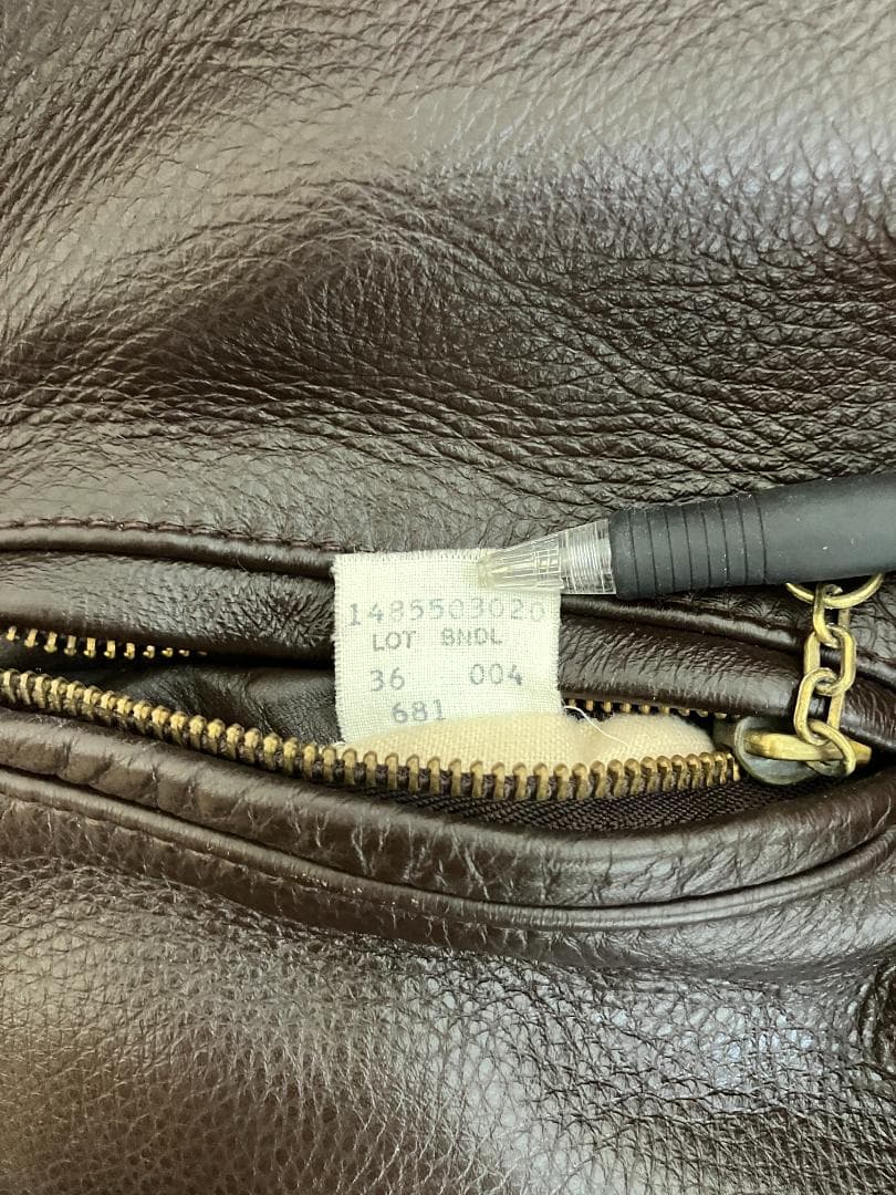 Schott ショット 681レザートラッカージャケット ブラウン