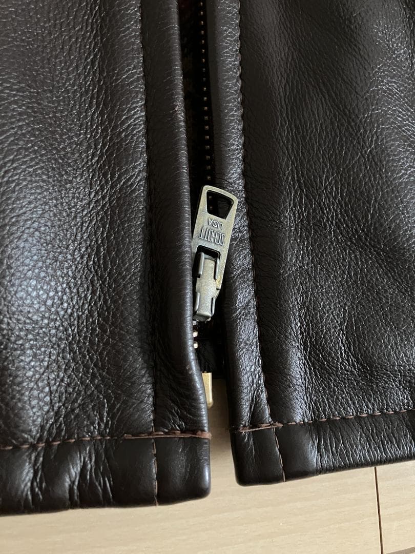 Schott ショット 681レザートラッカージャケット ブラウン