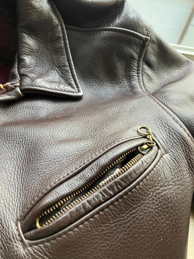 Schott ショット 681レザートラッカージャケット ブラウン