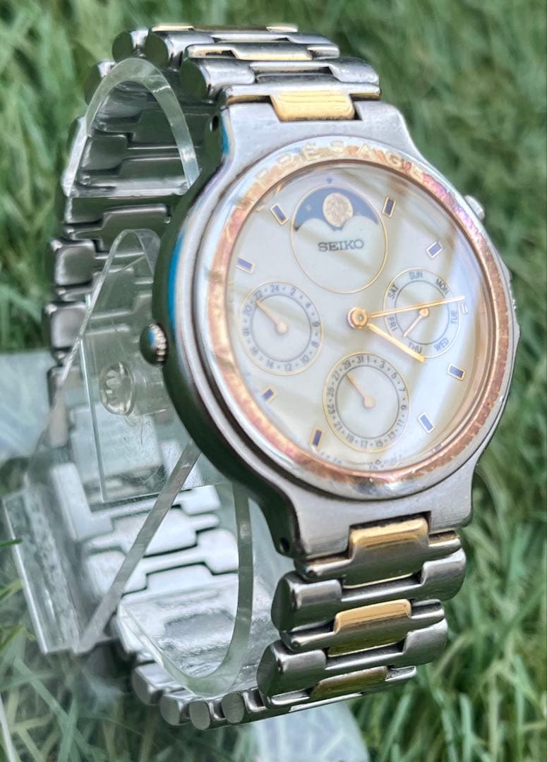 SEIKOセイコー 腕時計PRESAGEプレサージュムーンフェイズヴィンテージ