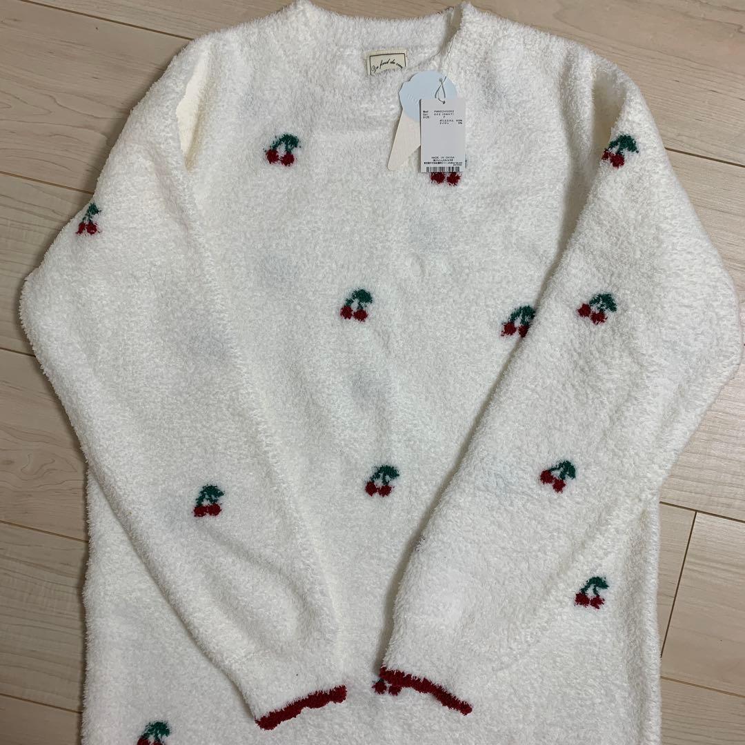 新品タグ付き ジェラートピケ チェリー ジャガードワンピース