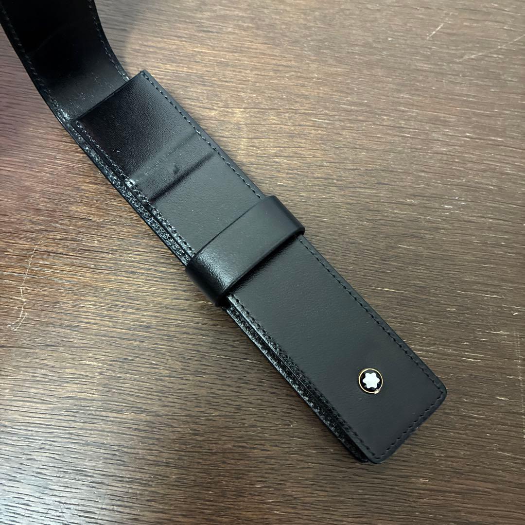 MONT BLANC モンブラン　レザー　ペンケース　Hamburg刻印