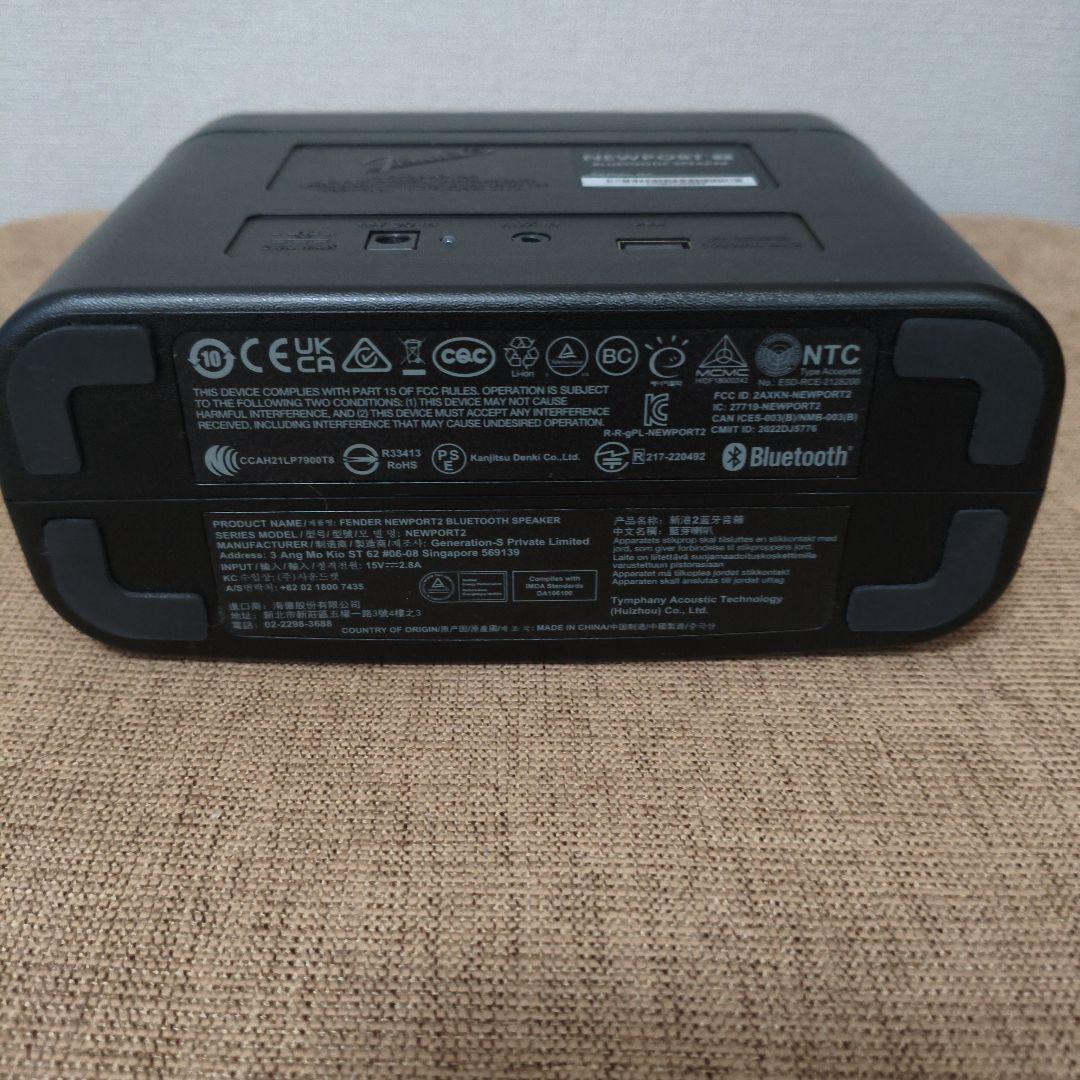 Fender NEWPORT2 Bluetooth スピーカー フェンダー