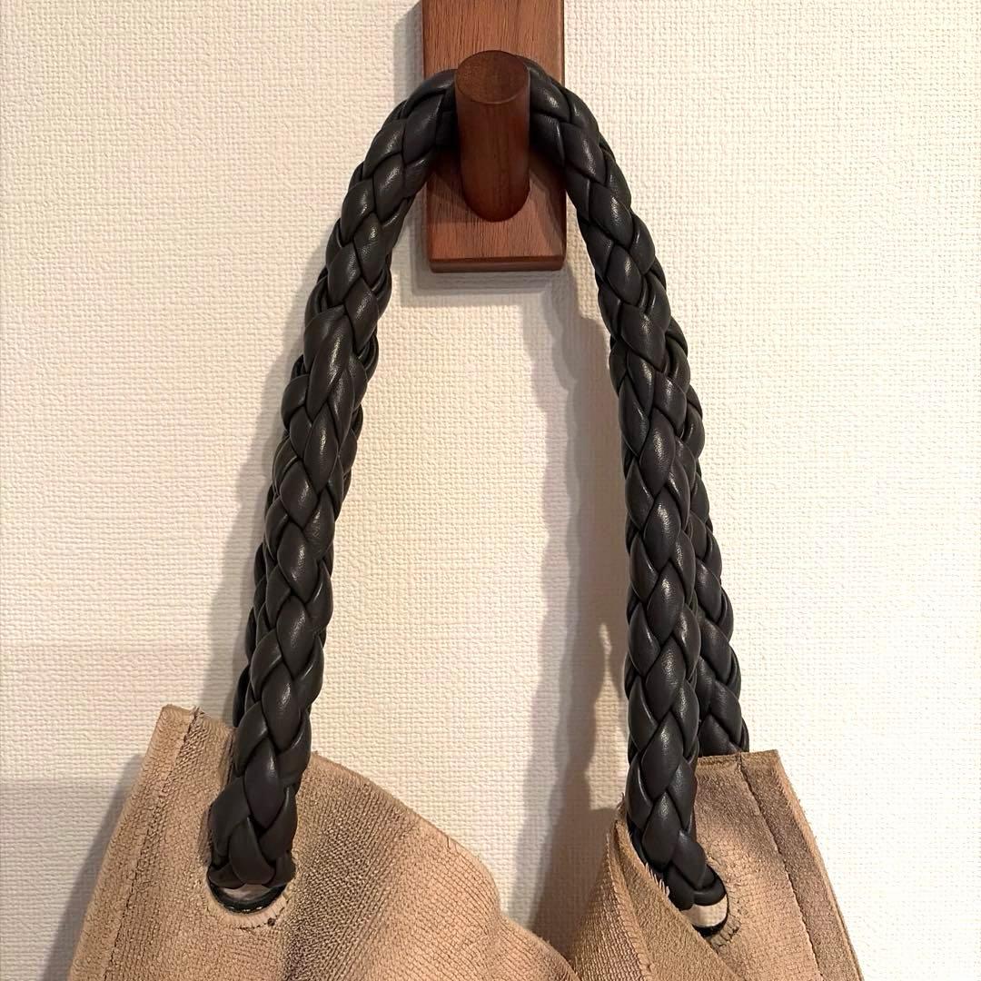 【beautiful people】タオルレザーワンショルダーバッグ 牛革