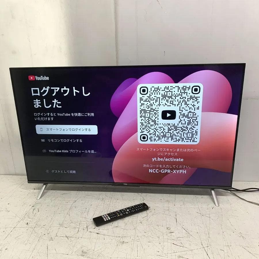 mameshiba tokyoTCL 43型4Kスマーテレビ 43BP61