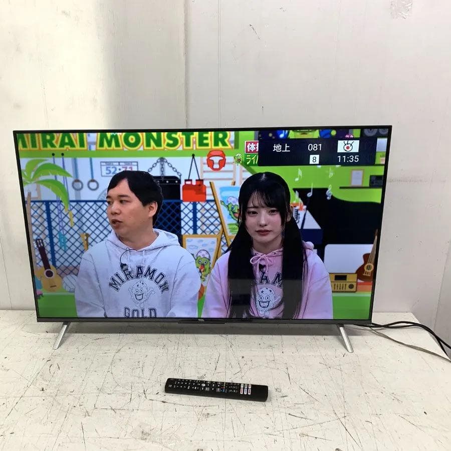 mameshiba tokyoTCL 43型4Kスマーテレビ 43BP61