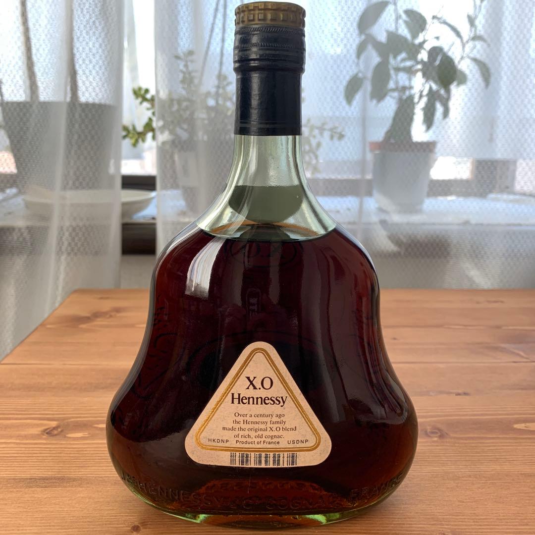 ヘネシーxo 金キャップ　グリーンボトル