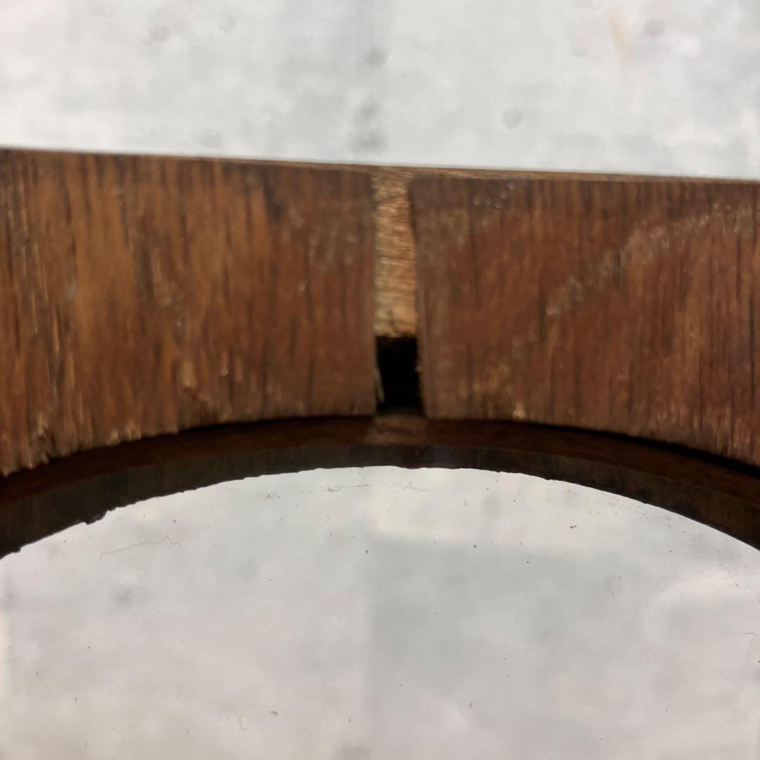 アンティーク 精工舎 スリゲル型 節硝子 TRADE MARK ゼンマイ式 時計