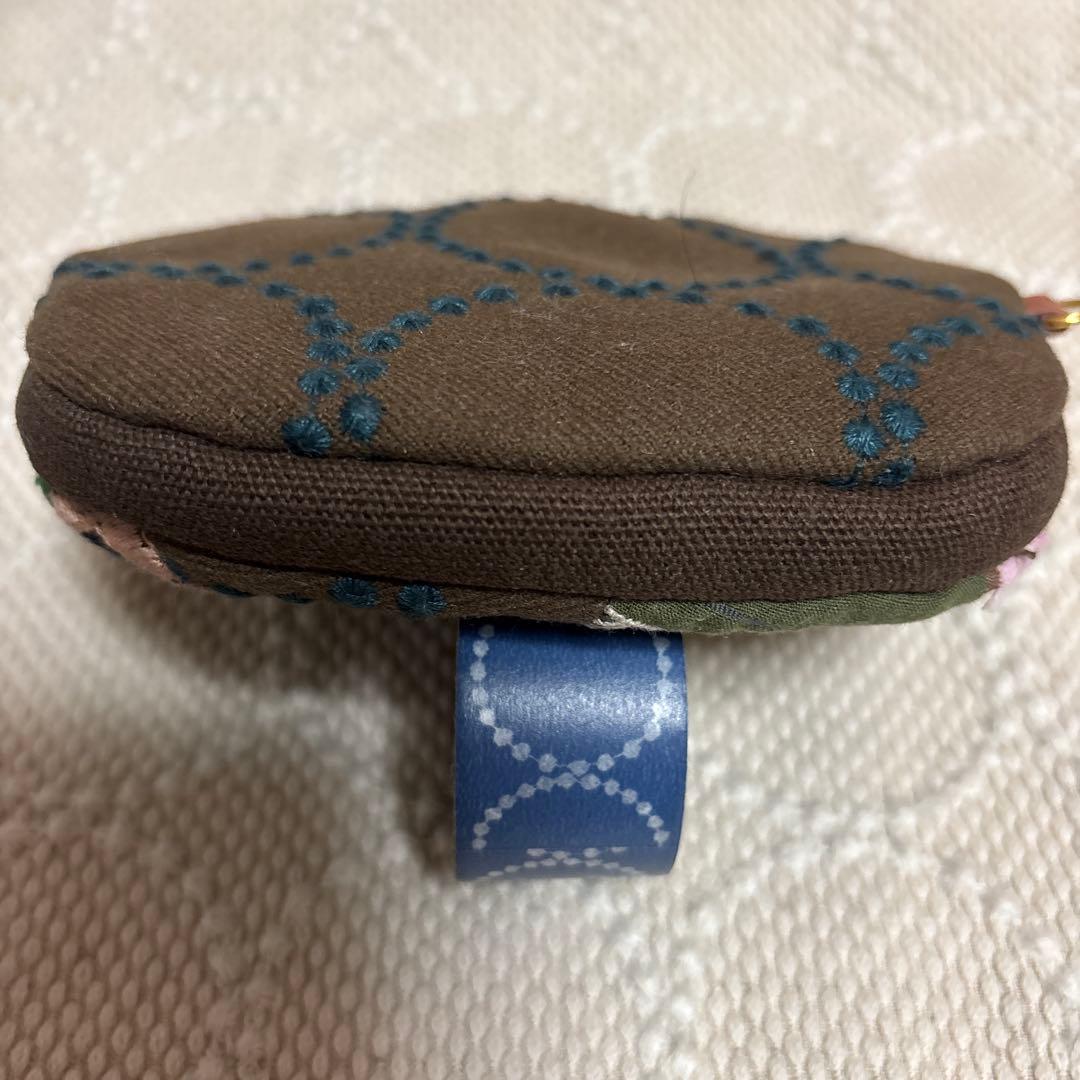 ☆ミナペルホネン ハンドメイド ミニポーチ ribbonブラウン系その他3点