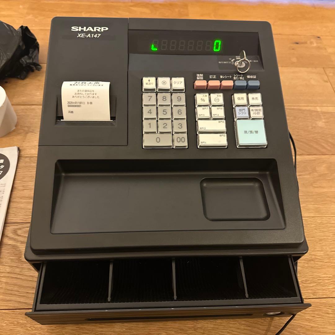 SHARP XE-A147 レジスター　中古美品