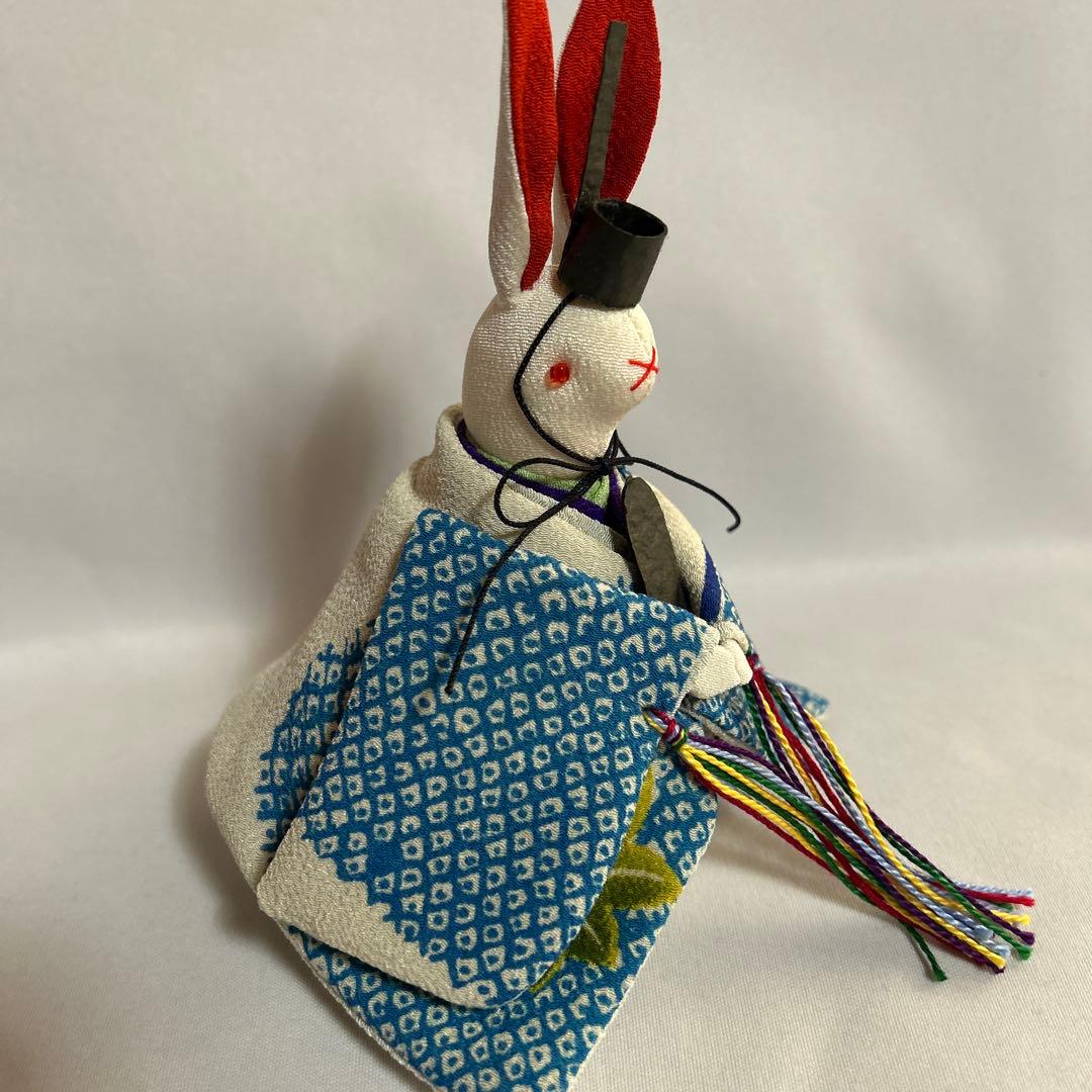 うさぎの雛人形と来年の干支の午、馬