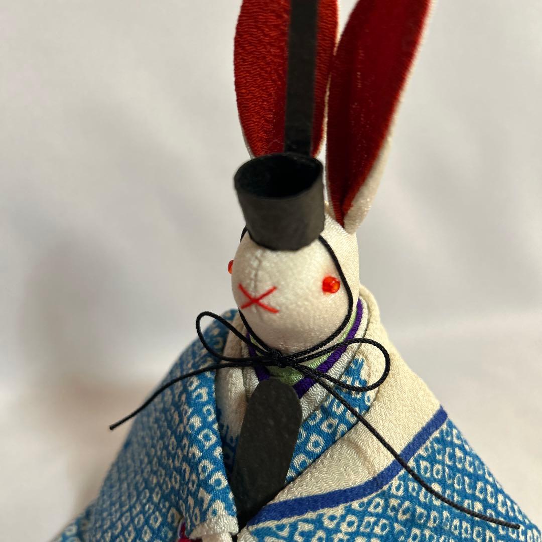 うさぎの雛人形と来年の干支の午、馬