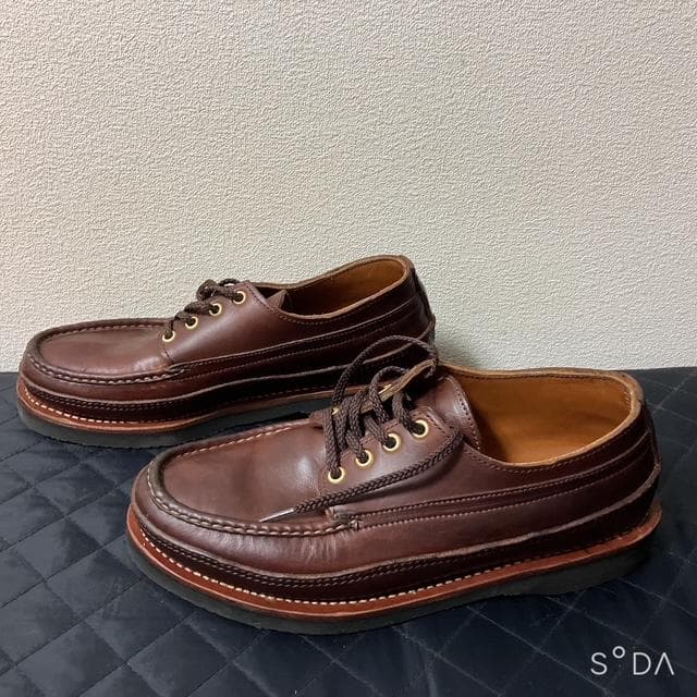 【未使用】ラッセルモカシン ブーツ S1278-27V　茶（プー139）