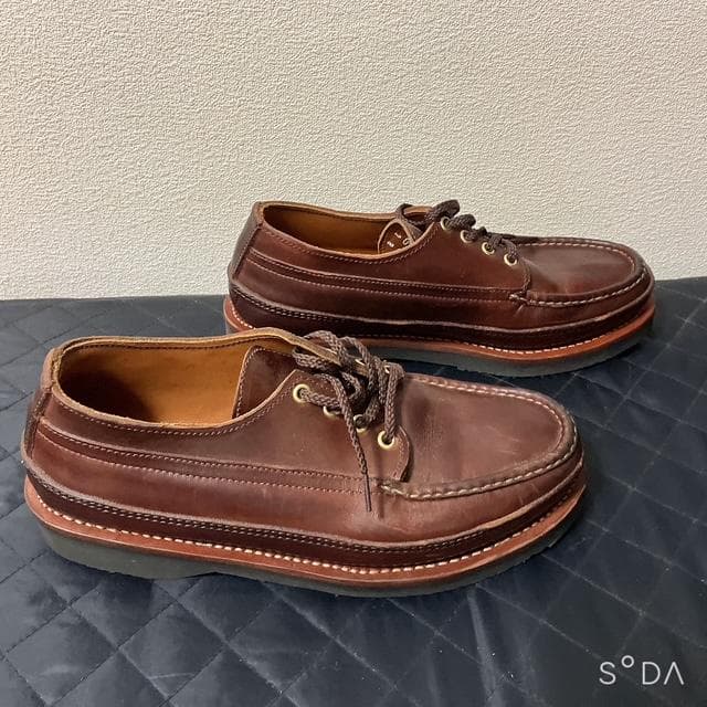 【未使用】ラッセルモカシン ブーツ S1278-27V　茶（プー139）