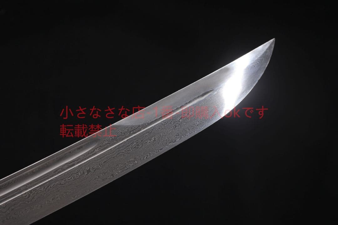 清刀黒木模様鋼  古兵器 武具 刀装具 日本刀 模造刀 居合刀