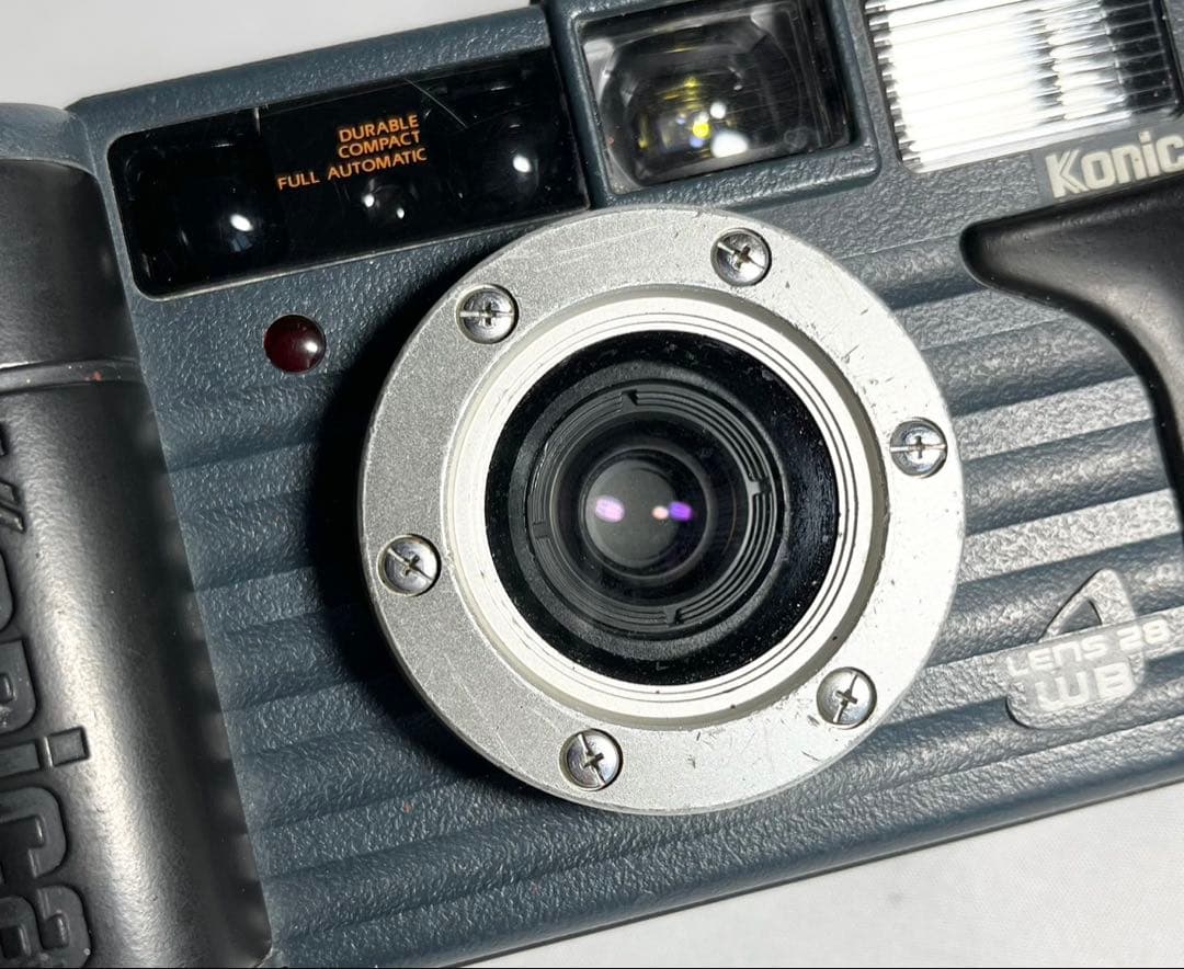 【完動品】Konica 現場監督 LENS 28 WB フィルムカメラ