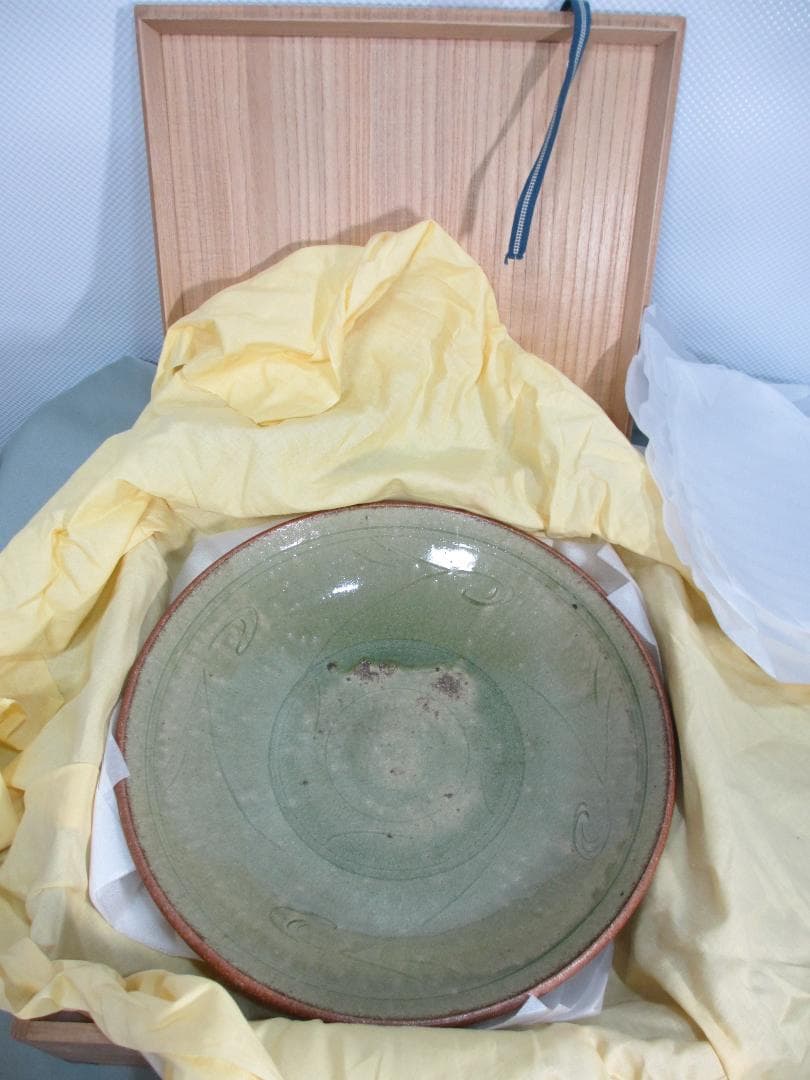 大皿 灰釉大皿 陶器