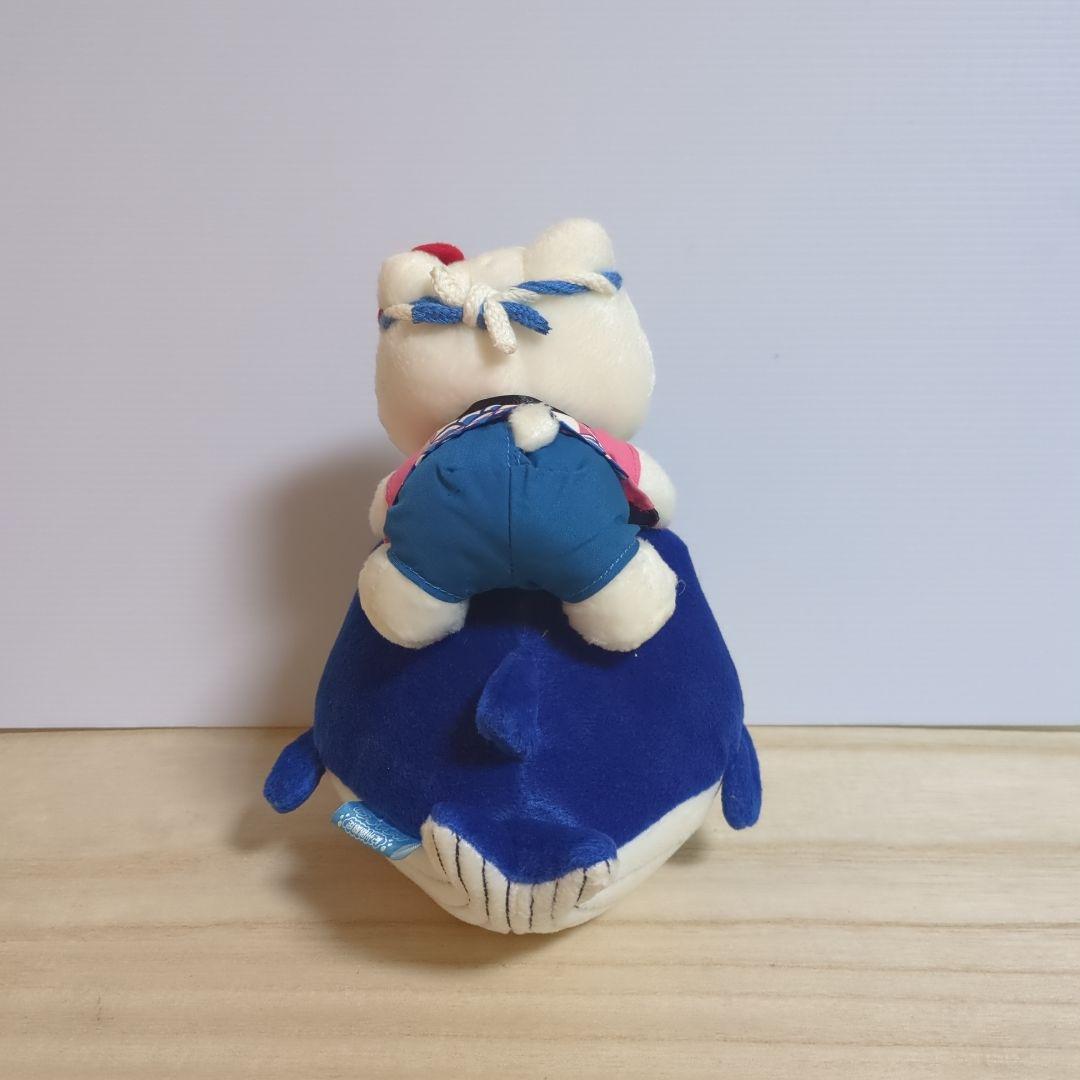 ハローキティ　紀州路限定　ぬいぐるみ　くじら　レトロ