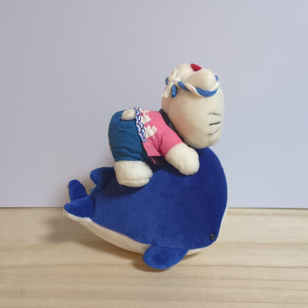 ハローキティ　紀州路限定　ぬいぐるみ　くじら　レトロ