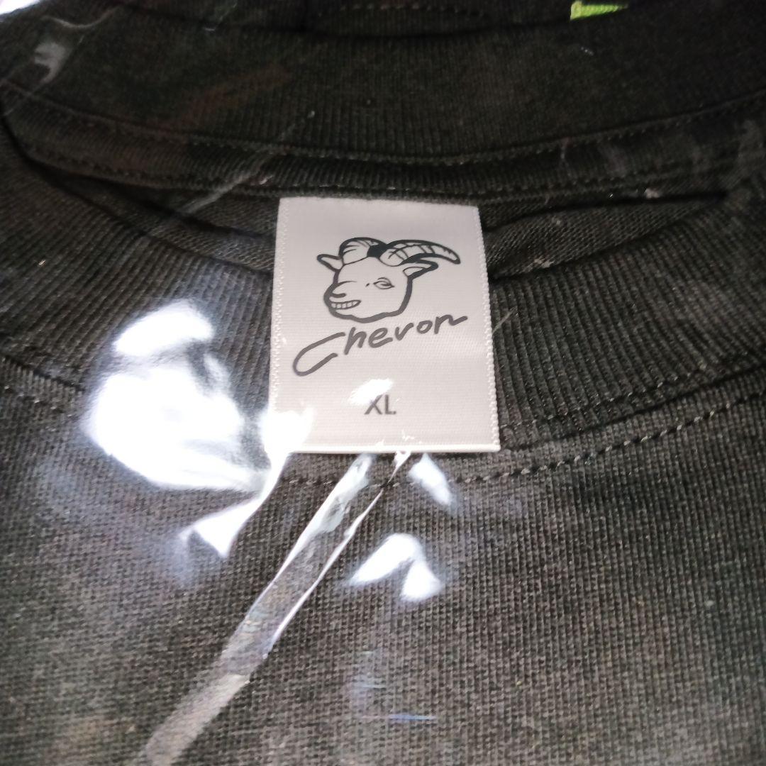 Chevon コラージュアートロンT/ロングTシャツ 黒/XL