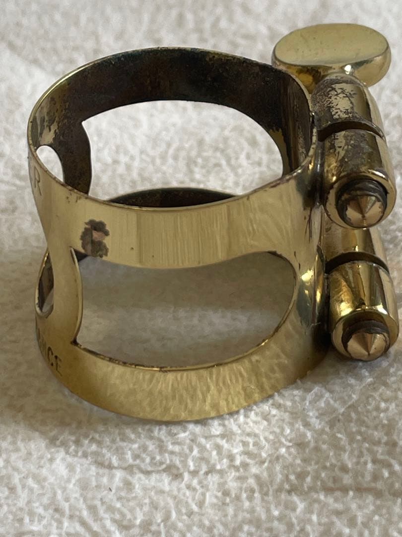 レア　セルマー　ソプラノサックス用　順締め　リガチャー&キャップ 非売品　美品