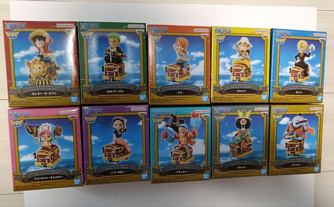 ワンピース ワールドコレクタブルフィギュア 麦わらストア ALL ABOARD！