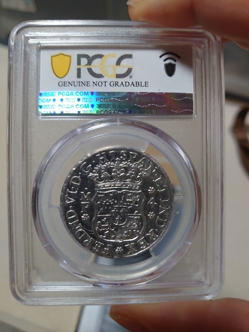 ナ*ん様 超希少。スペイン領時代のメキシコ貿易銀 　ヤフオクで56000で購入。