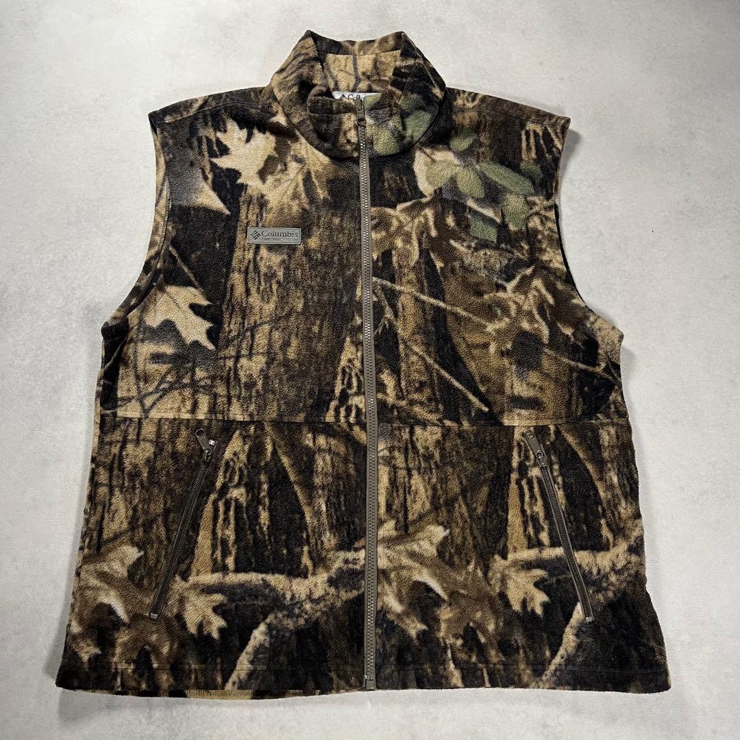 大人気 Columbia コロンビア リアルツリー フリース ベスト