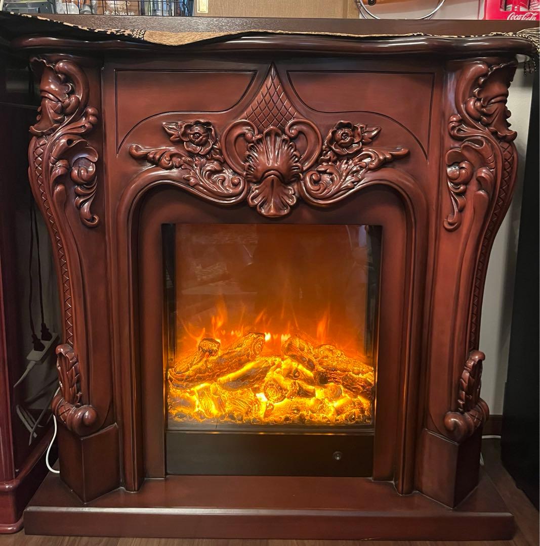 暖炉風　オブジェサイドボード　輸入イタリア製　アンティーク家具