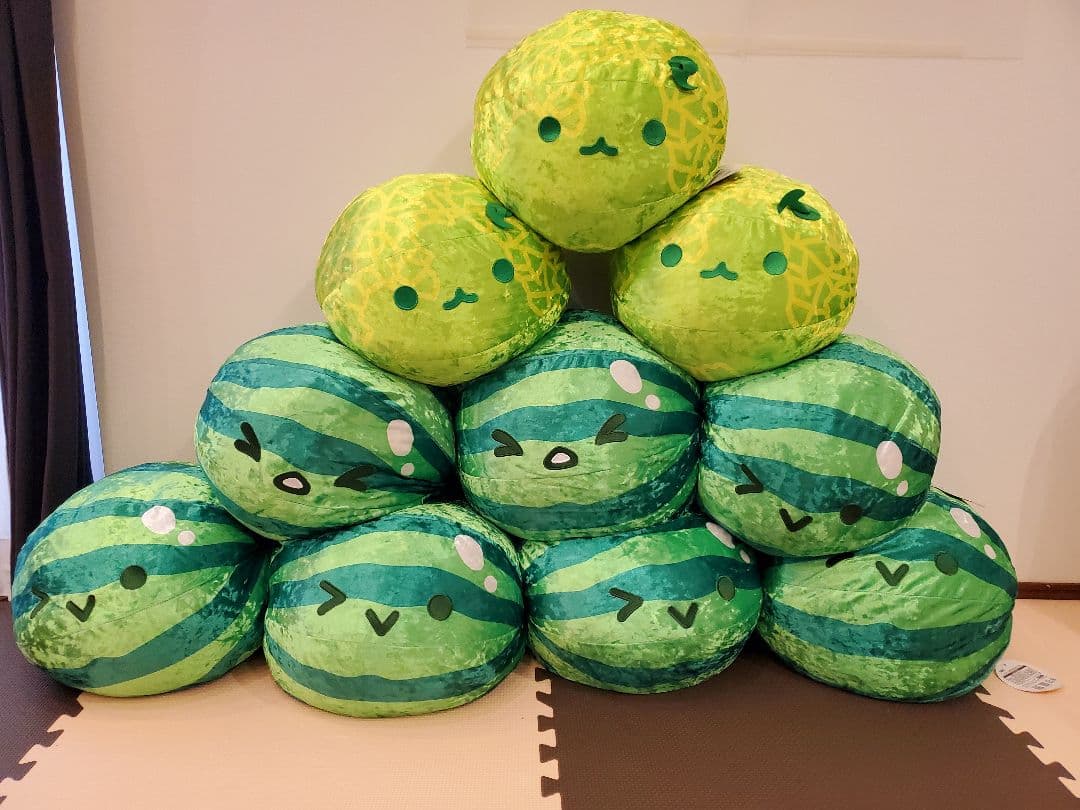 圧倒的最安値【新品・未使用】スイカゲームきらきらBIGぬいぐるみ10個セット！