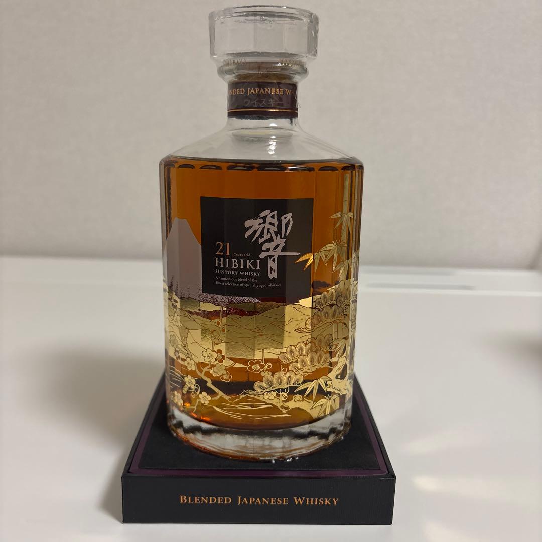 【ヤマト】サントリー響21年 意匠ボトル 花鳥風月　ウイスキー