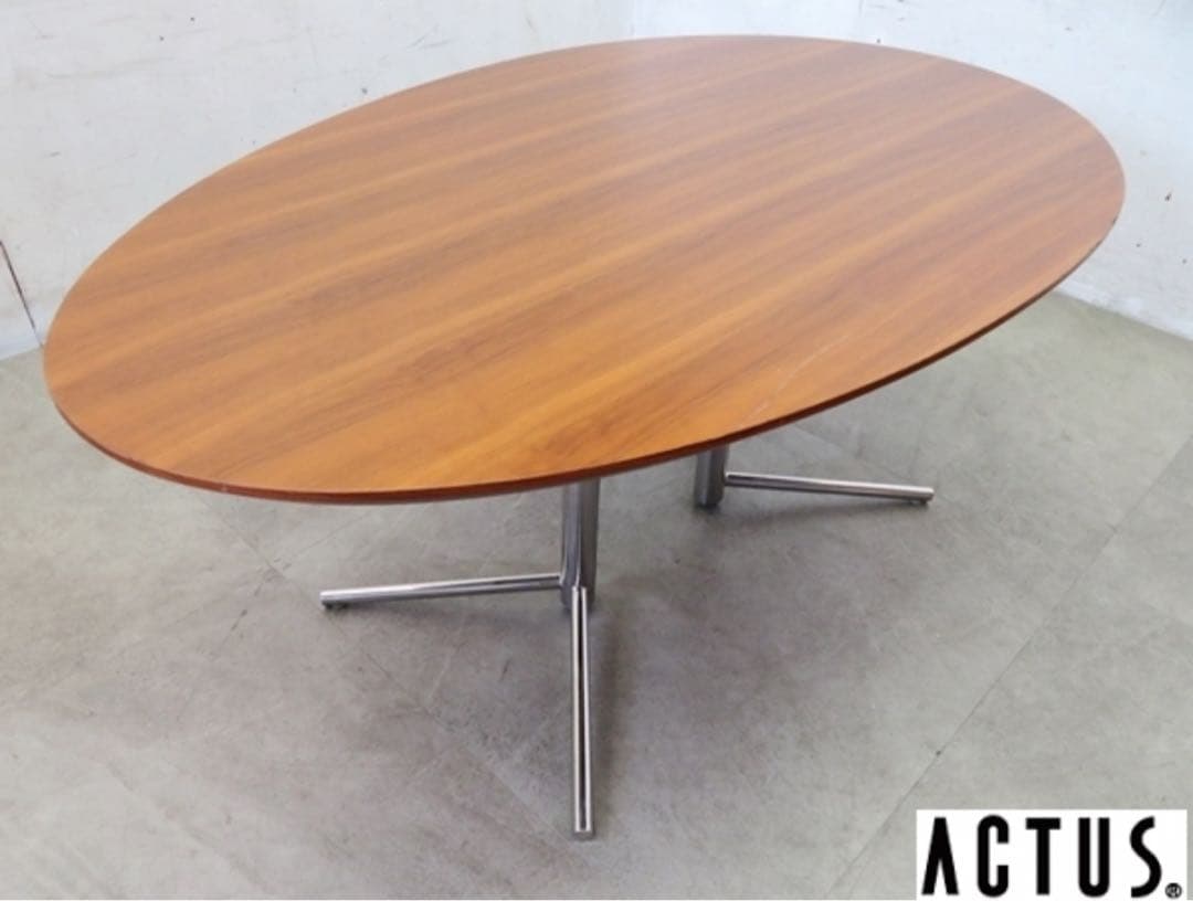 ACTUS アクタス 楕円形ダイニングテーブル